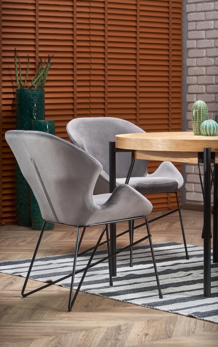 INFERNO stół rozkładany dąb naturalny - czarny (2p=1szt)