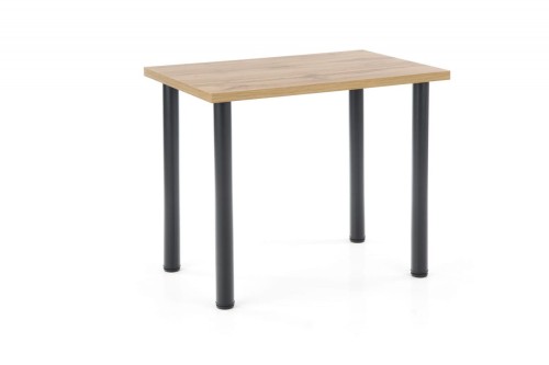 MODEX 2 90 stół kolor blat - dąb wotan, nogi - czarny 