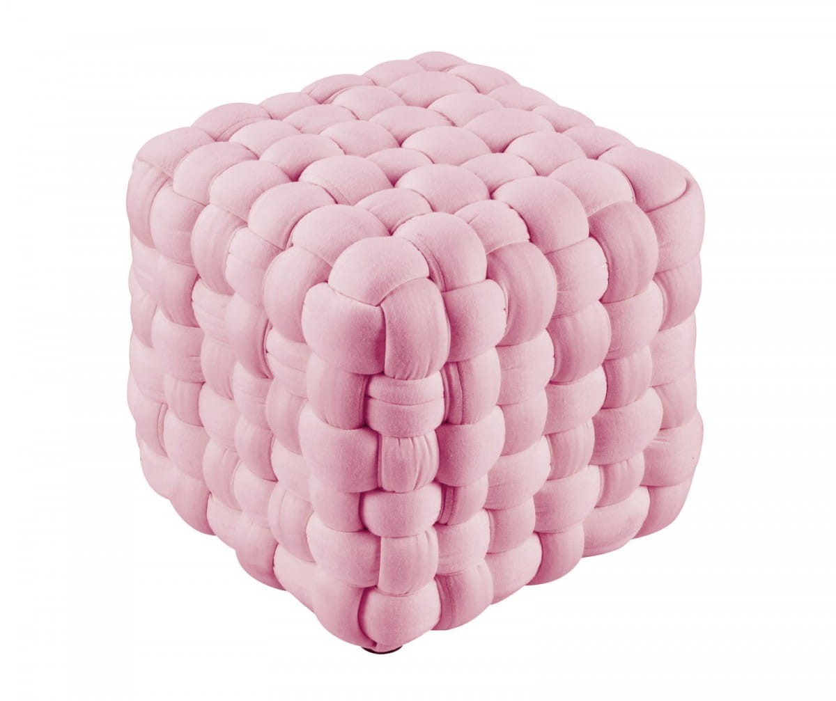 RUBIK pufa jasny różowy (1p=1szt)