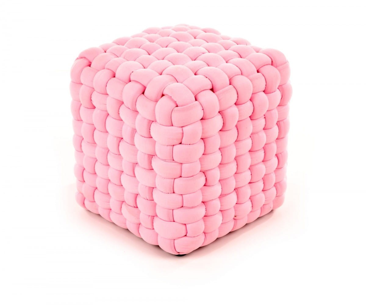 RUBIK pufa jasny różowy (1p=1szt)