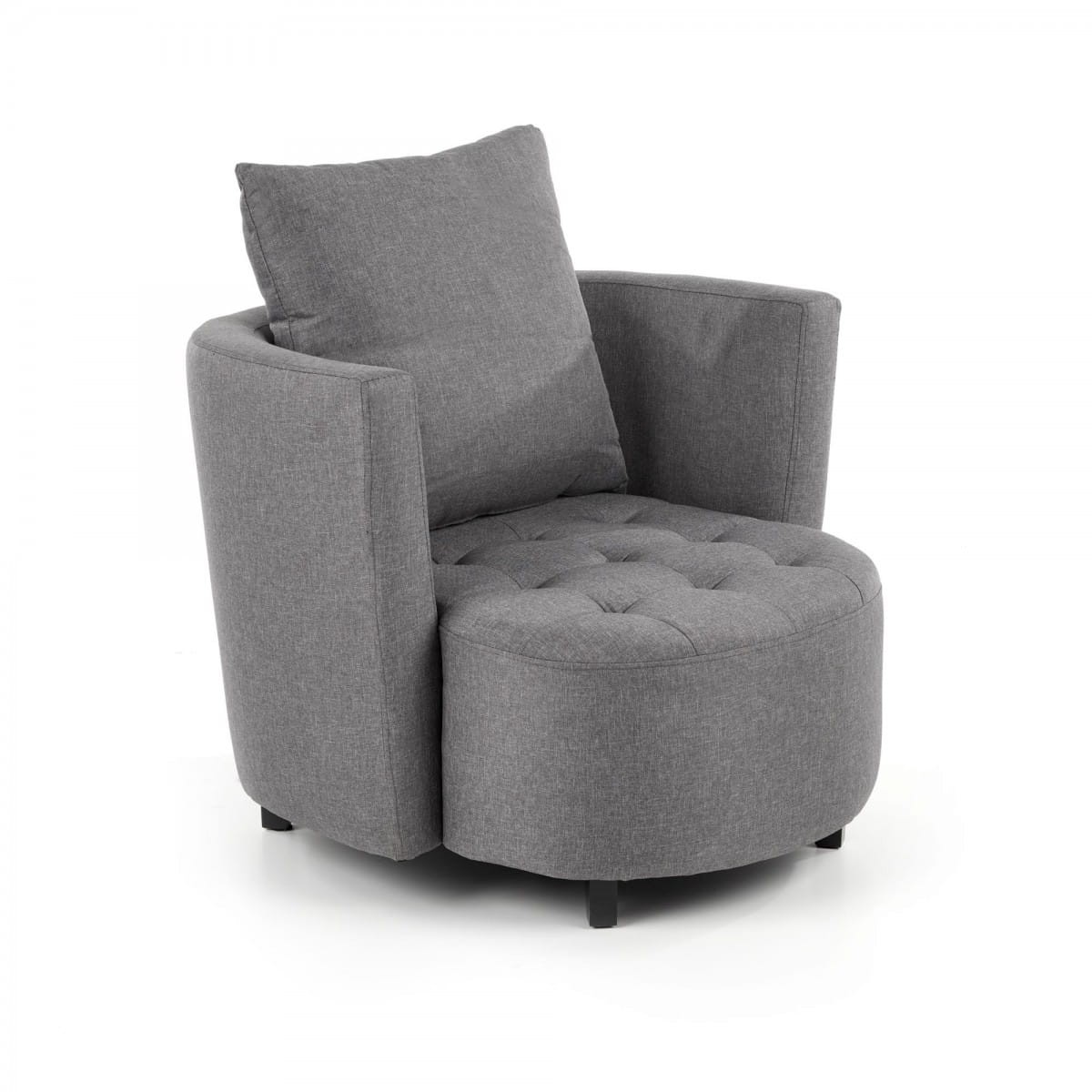 HAMPTON fotel popielaty (1p=1szt)