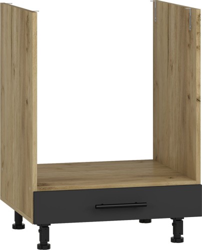 VENTO DP-60/82 szafka dolna pod zabudowę piekarnika front: antracyt  szuflada