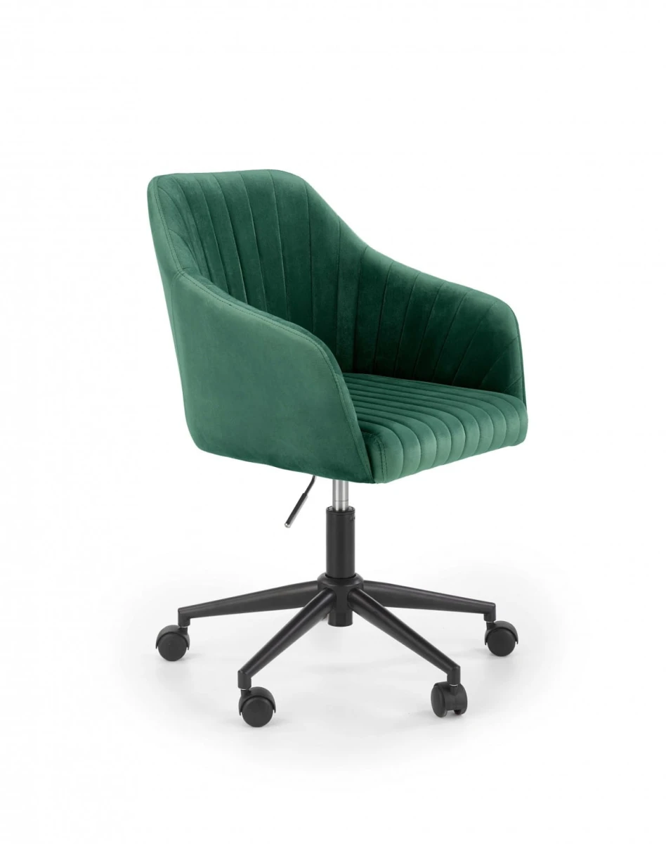 FRESCO fotel młodzieżowy ciemny zielony velvet (1p=1szt)