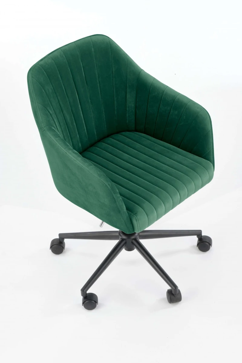 FRESCO fotel młodzieżowy ciemny zielony velvet (1p=1szt)