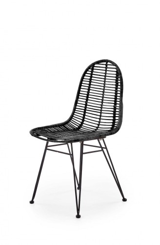 K337 krzesło rattan czarny (2p=1szt)