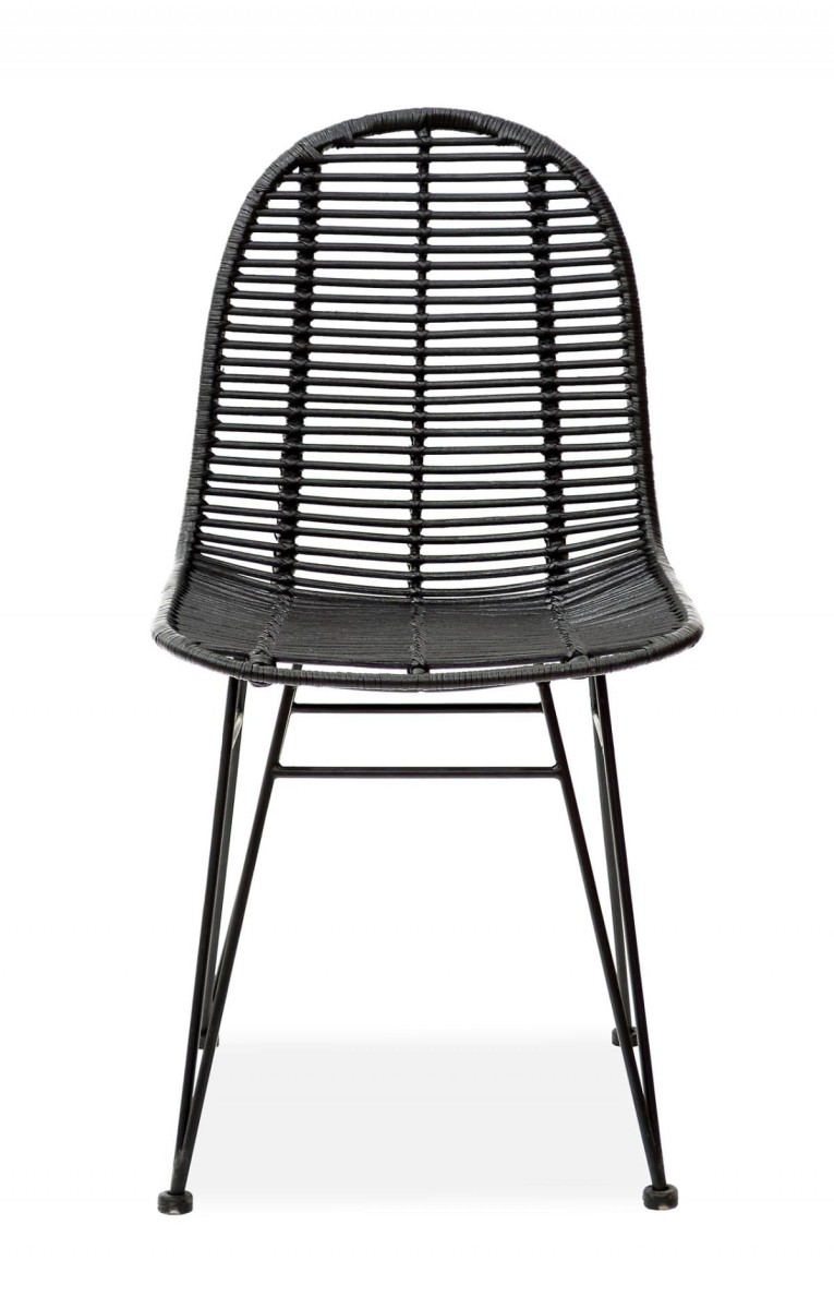 K337 krzesło rattan czarny (2p=1szt)