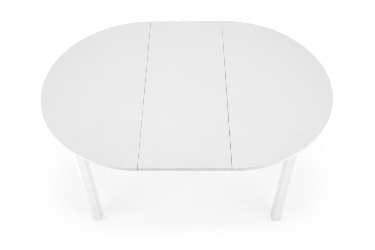 RINGO stół kolor blat - biały, nogi - biały (102-142x102x76 cm) (2p=1szt)