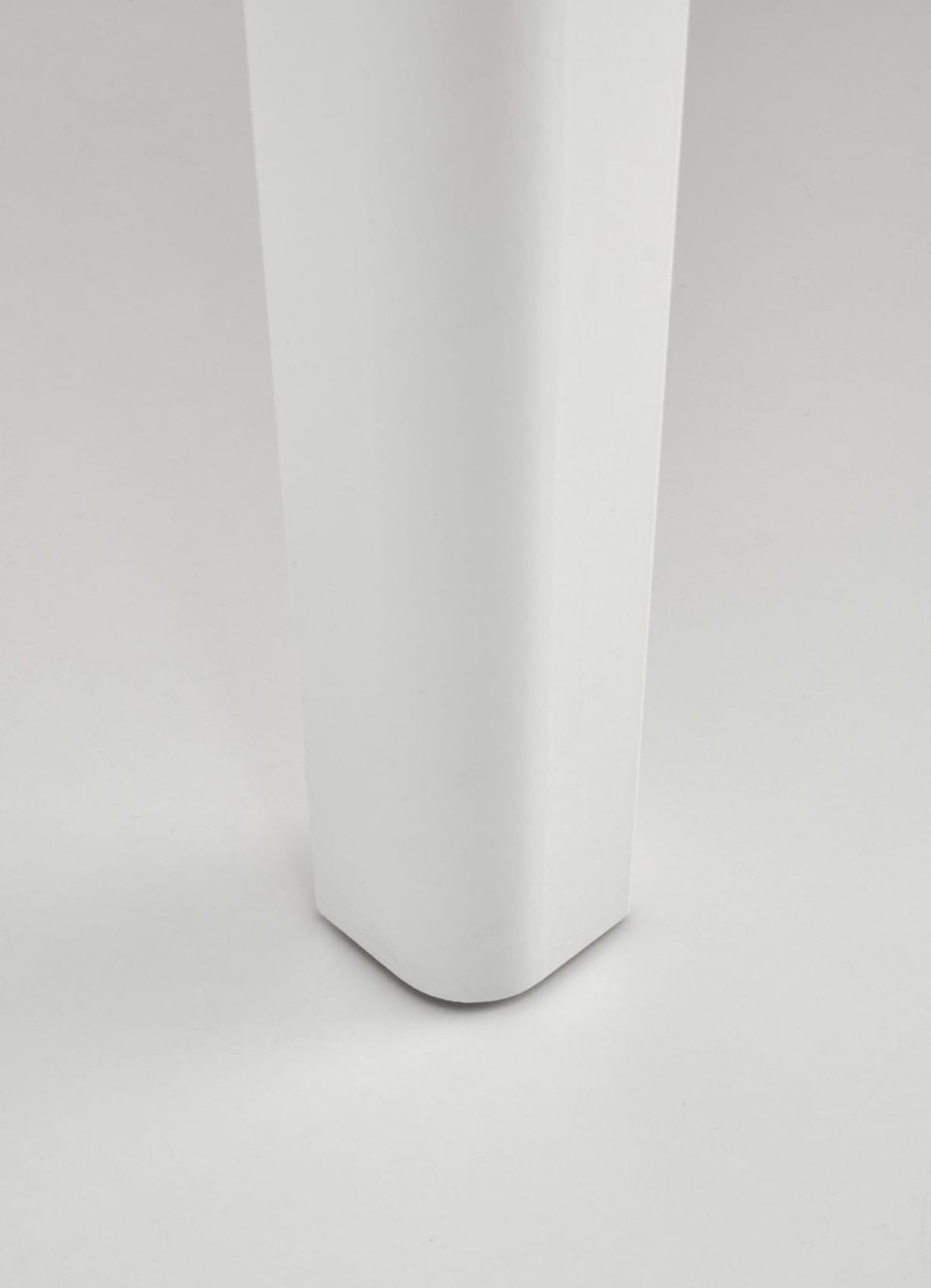 RINGO stół kolor blat dąb craft, nogi - biały (102-142x102x76 cm) (2p=1szt)