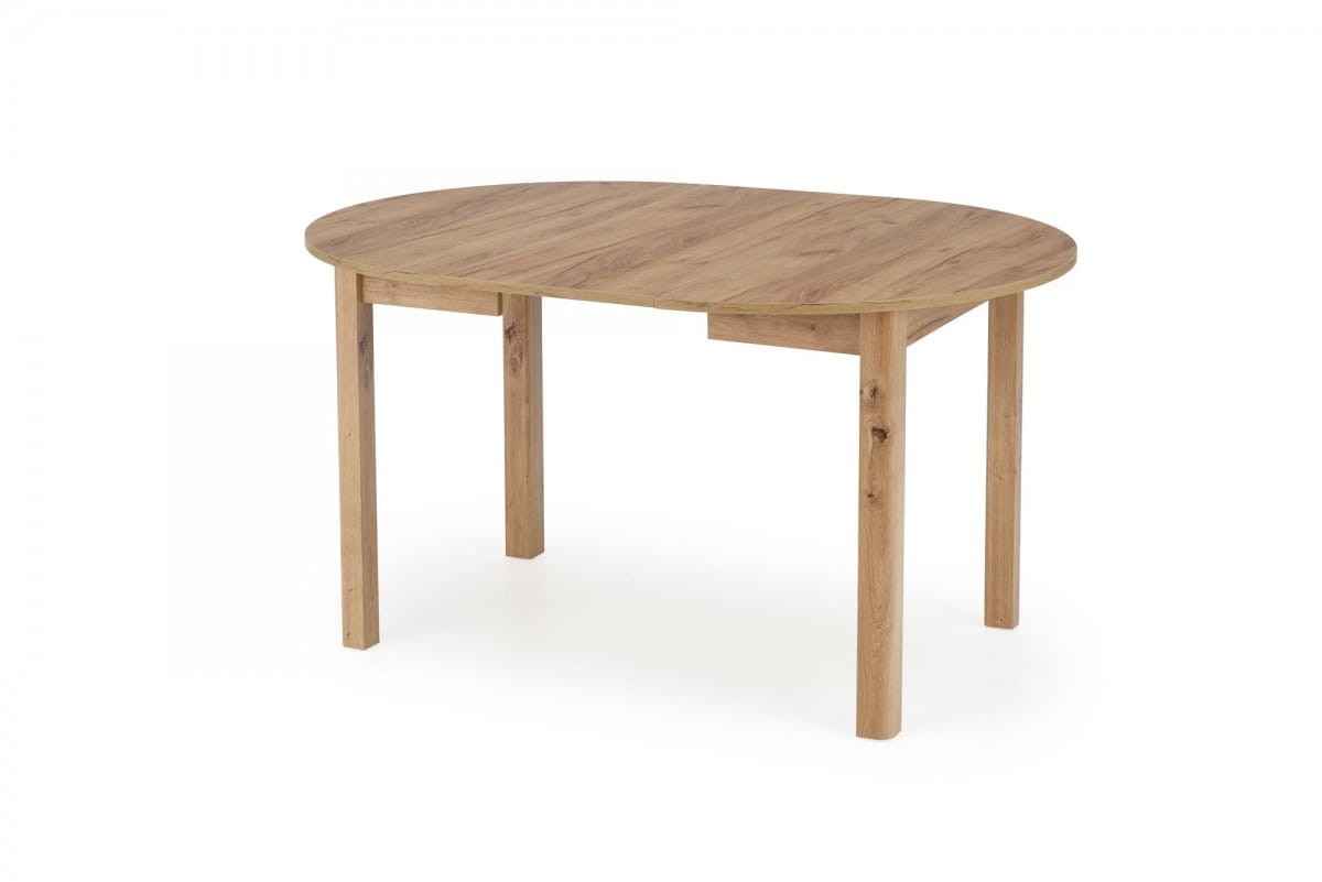 RINGO stół kolor blat dąb craft, nogi - dąb craft (102-142x102x76 cm) (2p=1szt)