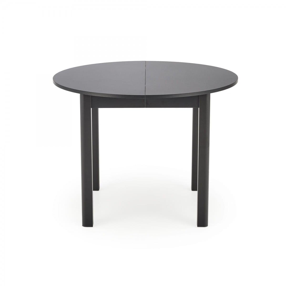RINGO stół kolor blat czarny, nogi - czarny (102-142x102x76 cm) (2p=1szt)