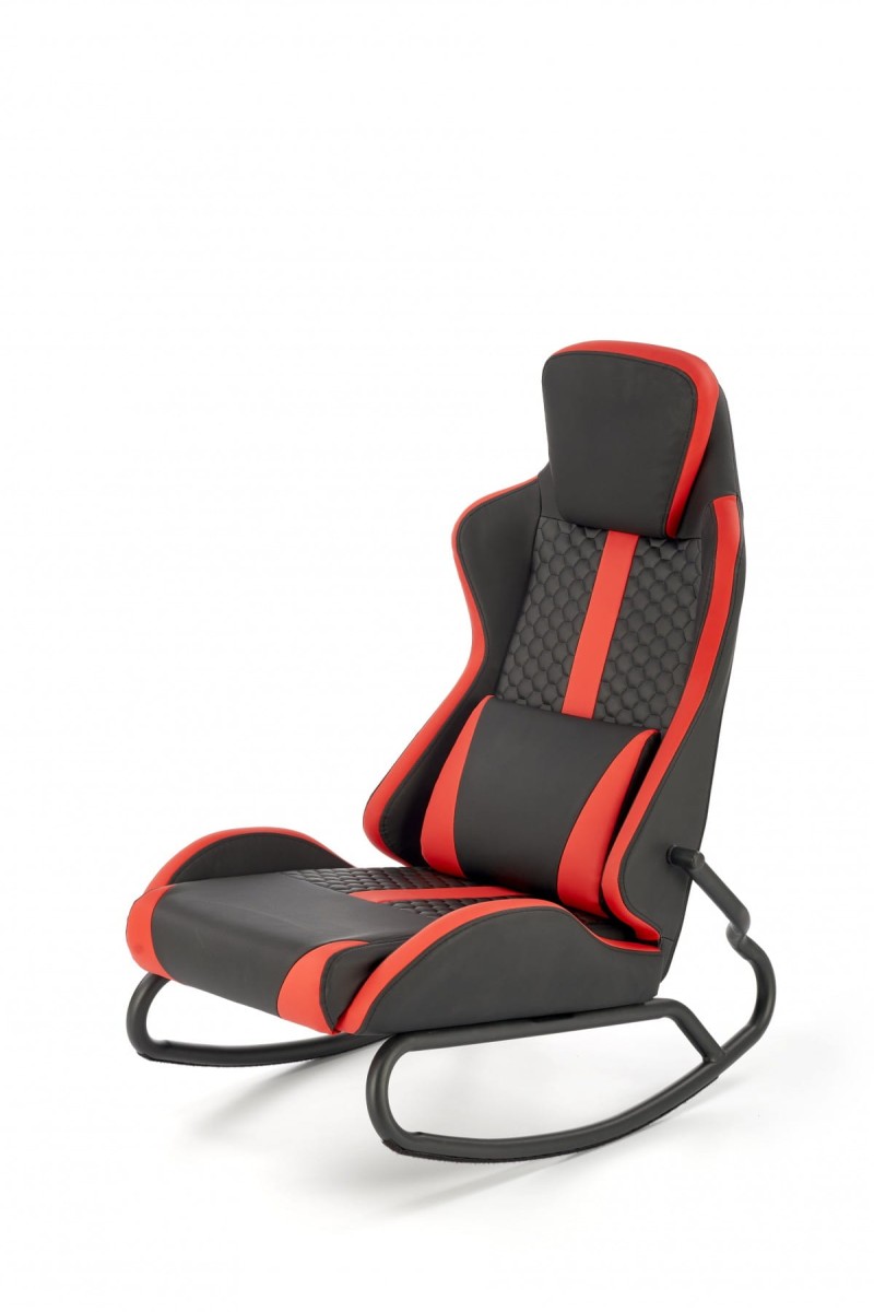 GAMER fotel czarny/czerwony (1p=1szt)