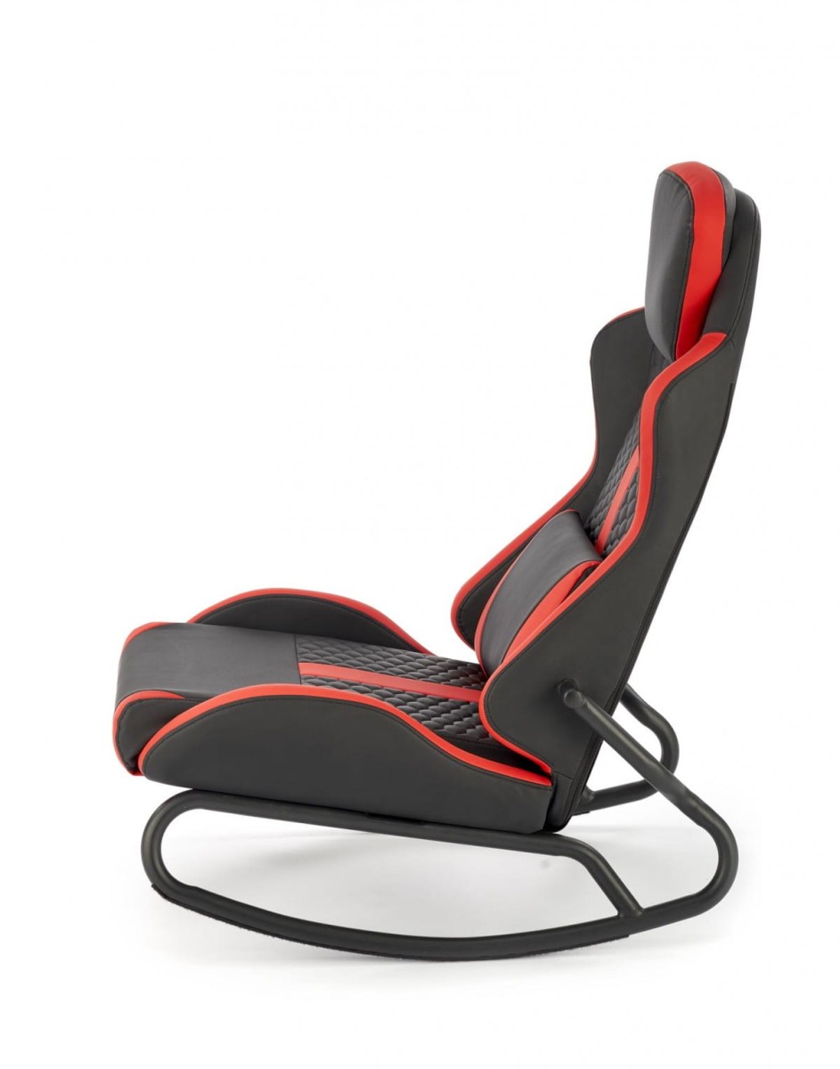 GAMER fotel czarny/czerwony (1p=1szt)