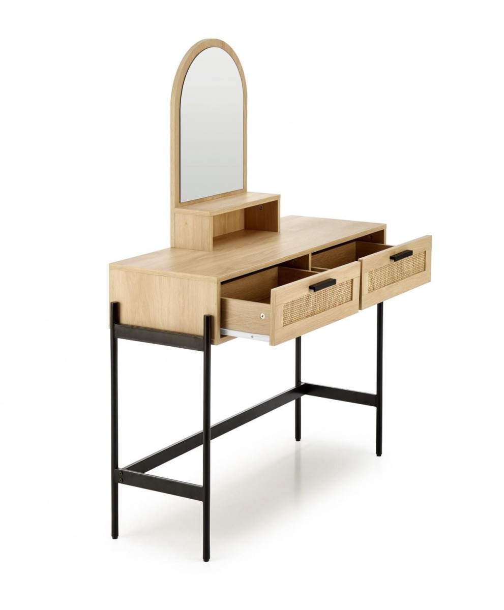 CARMEN konsolka naturalny / czarny (1p=1szt)