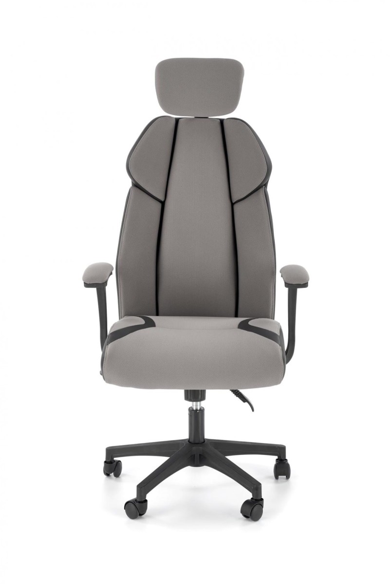 CHRONO fotel gabinetowy popielato-czarny