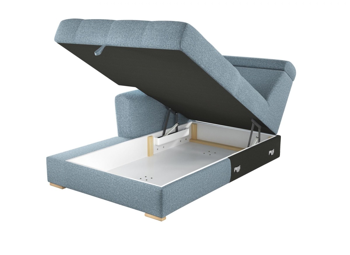 Narożnik Riva – wersja narożnika otwartego z szeroką otomaną