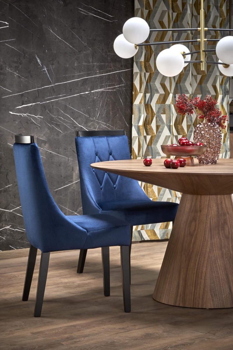 HENDERSON stół okrągły, orzechowy (2p=1szt)