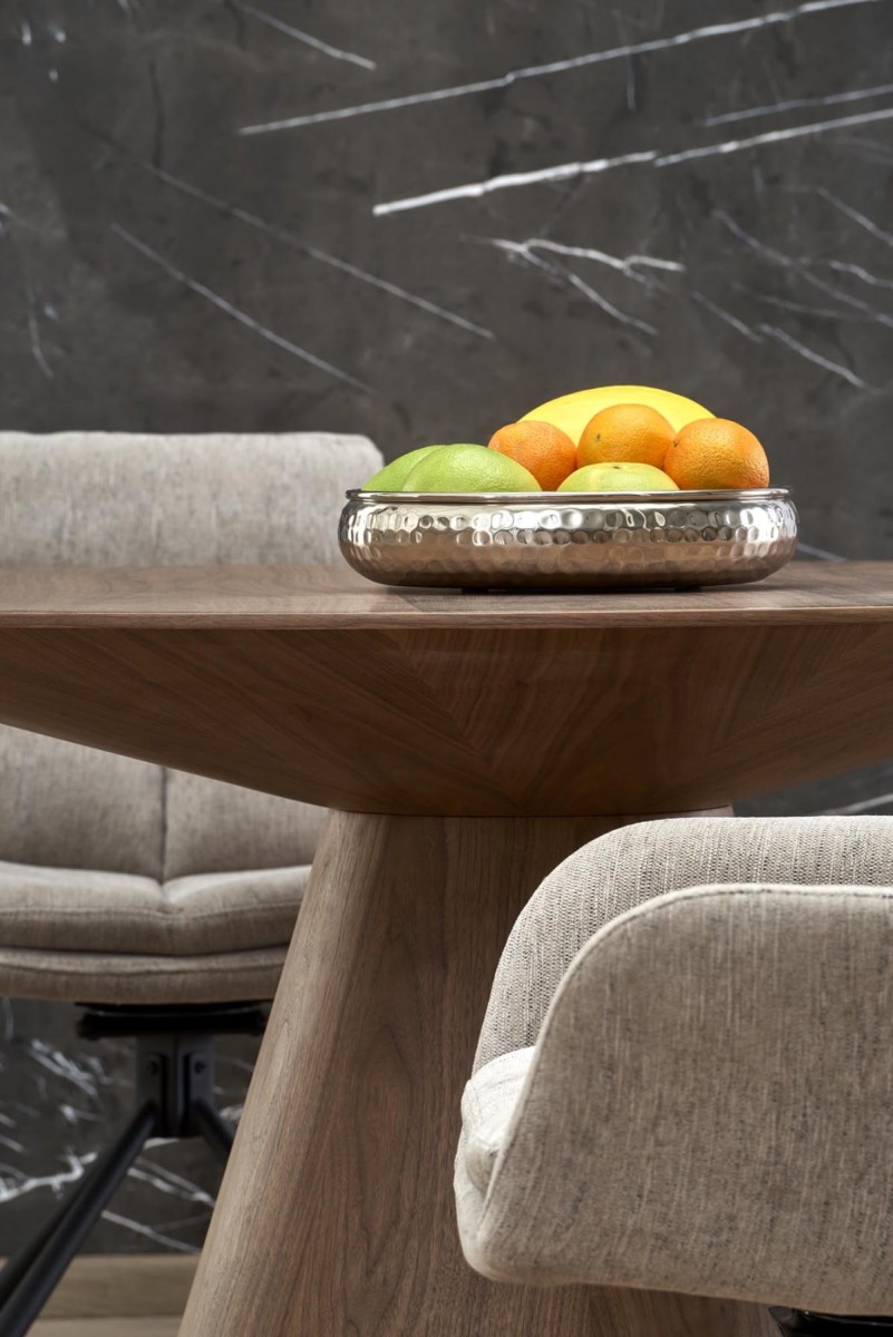 HENDERSON stół okrągły, orzechowy (2p=1szt)