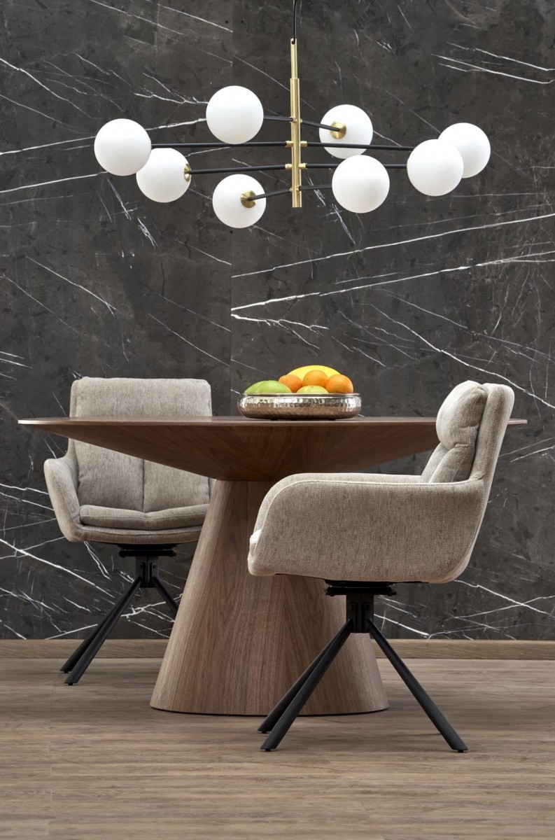 HENDERSON stół okrągły, orzechowy (2p=1szt)