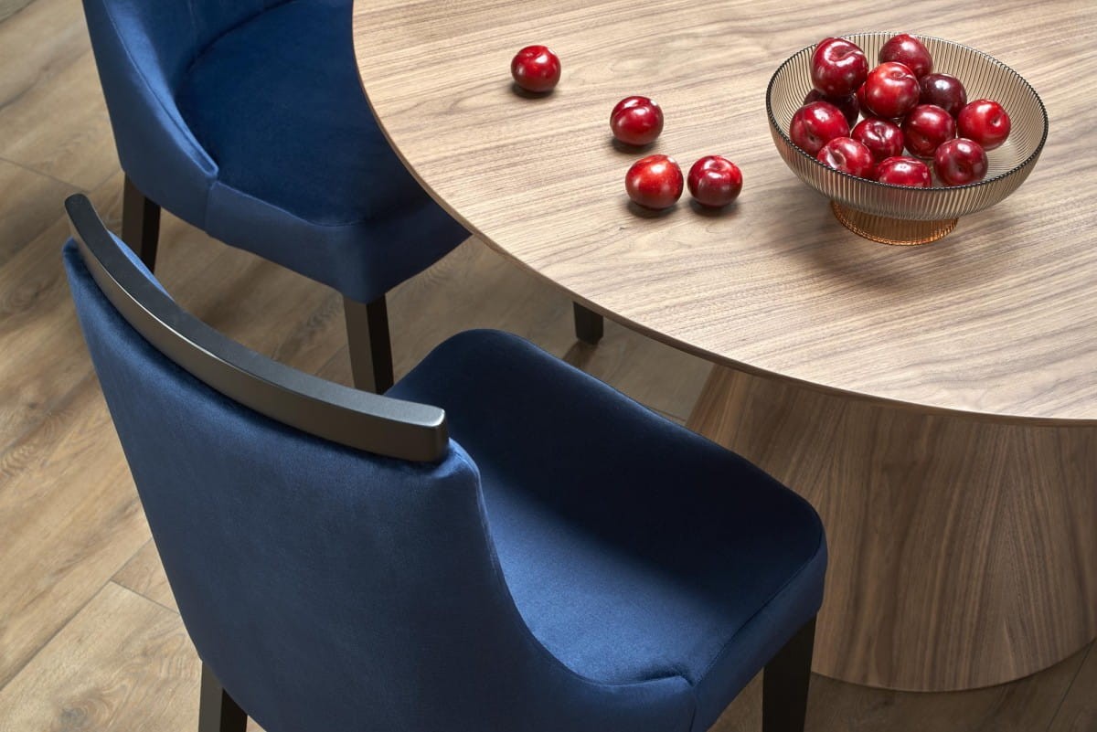 HENDERSON stół okrągły, orzechowy (2p=1szt)