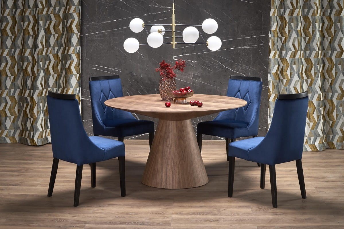 HENDERSON stół okrągły, orzechowy (2p=1szt)