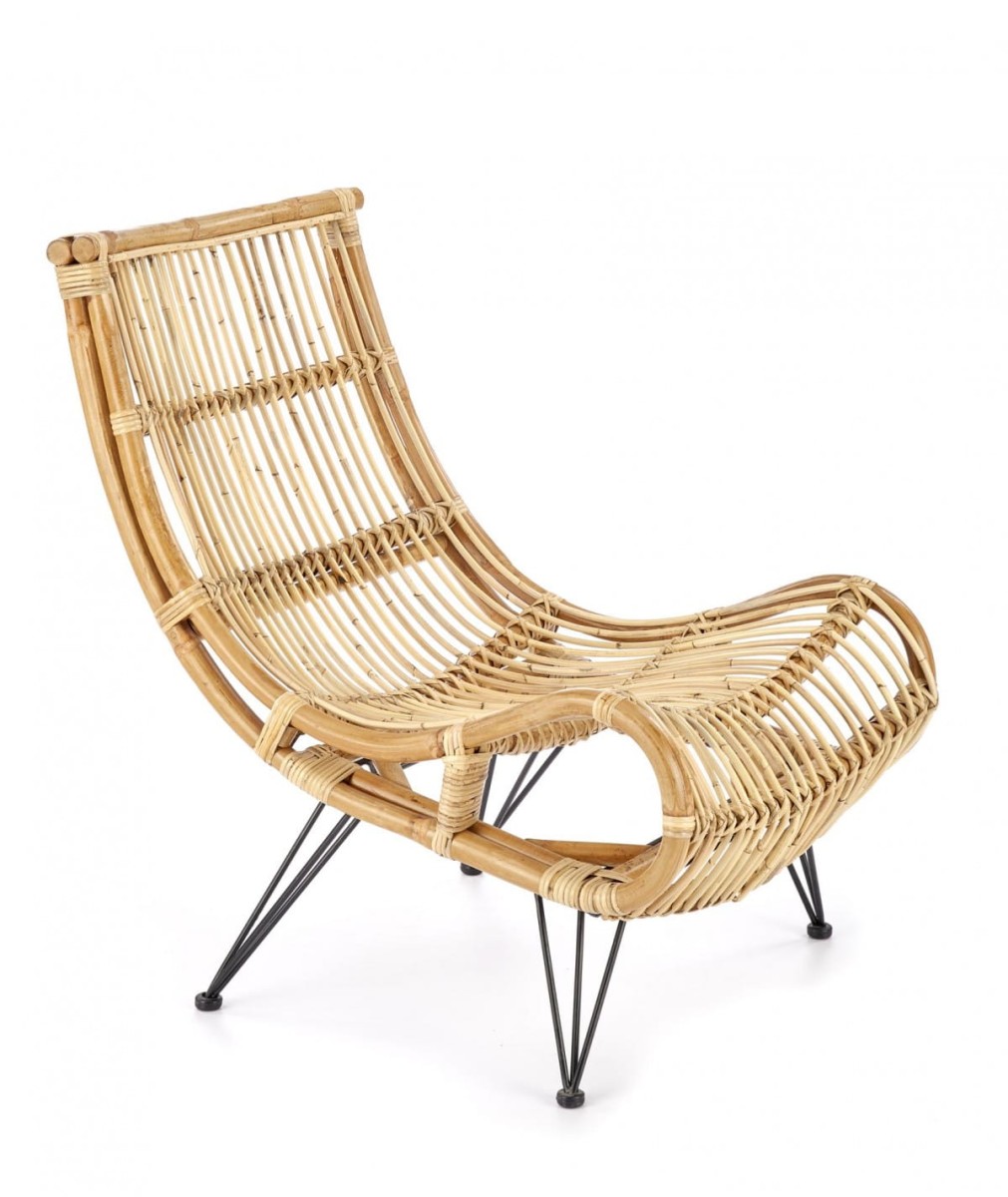MELODY fotel wypoczynkowy, rattan naturalny (2p=1szt)