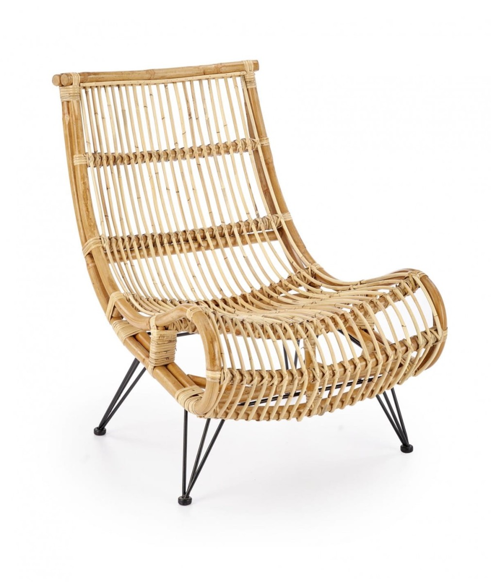 MELODY fotel wypoczynkowy, rattan naturalny (2p=1szt)