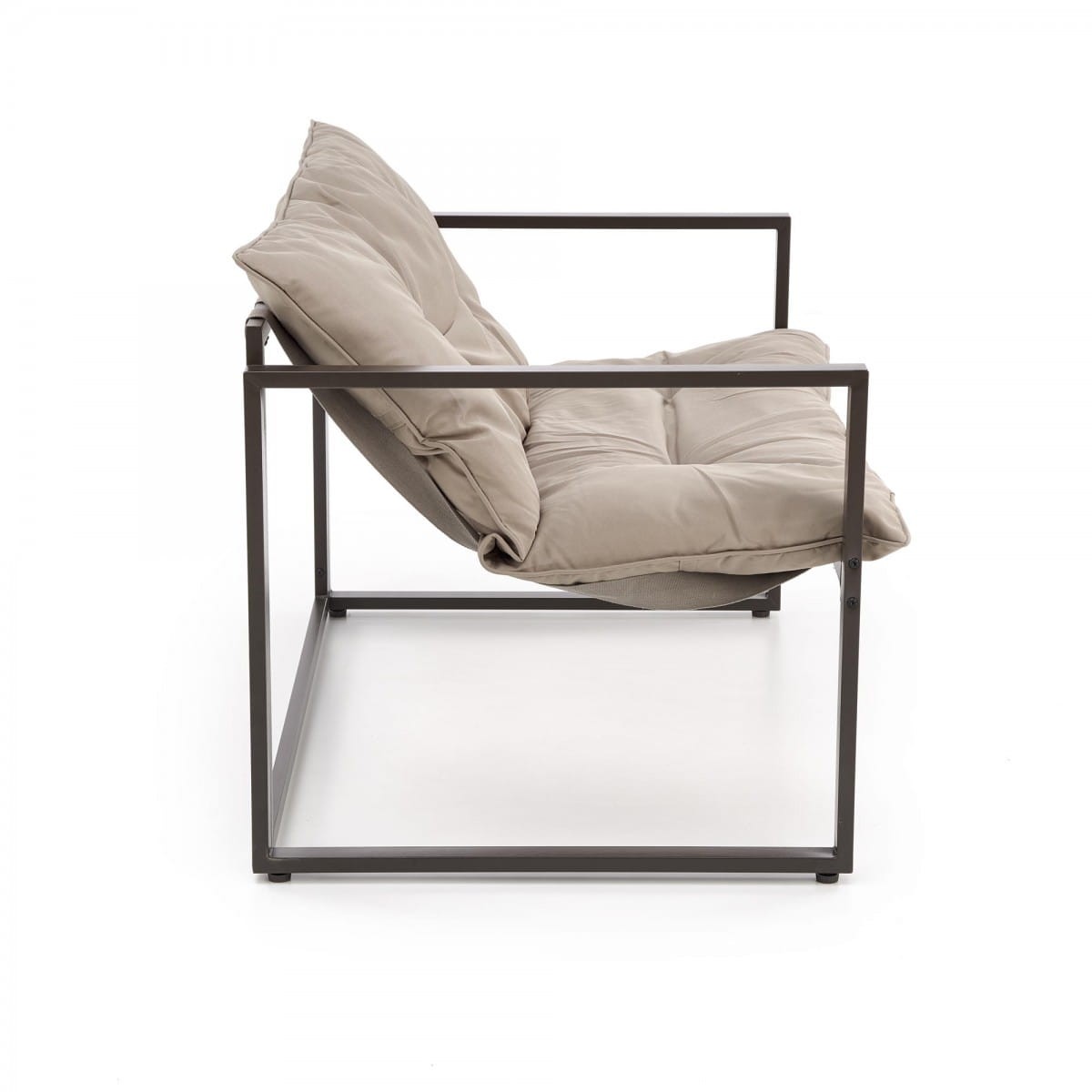 SHARK zestaw ogrodowy ( sofa + fotel 2x + ława ), czarny / cappuccino (1p=1szt)
