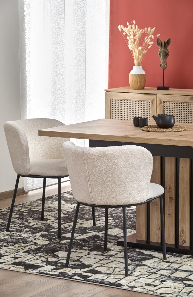 LAMELLO stół rozkładany 130-180/80 cm dąb artisan/czarny (2p=1szt)