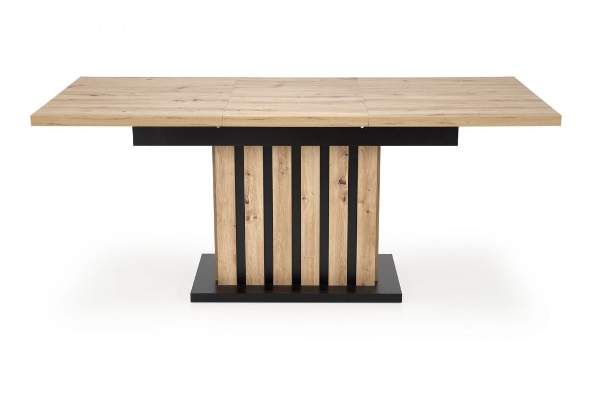 LAMELLO stół rozkładany 130-180/80 cm dąb artisan/czarny (2p=1szt)