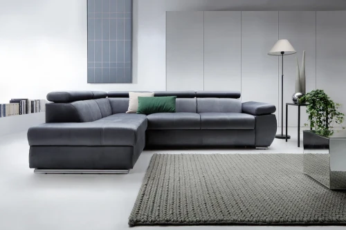 Narożnik Lizbona II [PUSZMAN] z funkcją spania i pojemnikiem