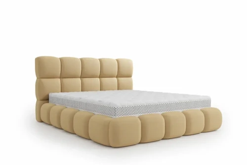 Łóżko tapicerowane Cherry 160x200 z pojemnikiem na pościel [COMFORTEO]