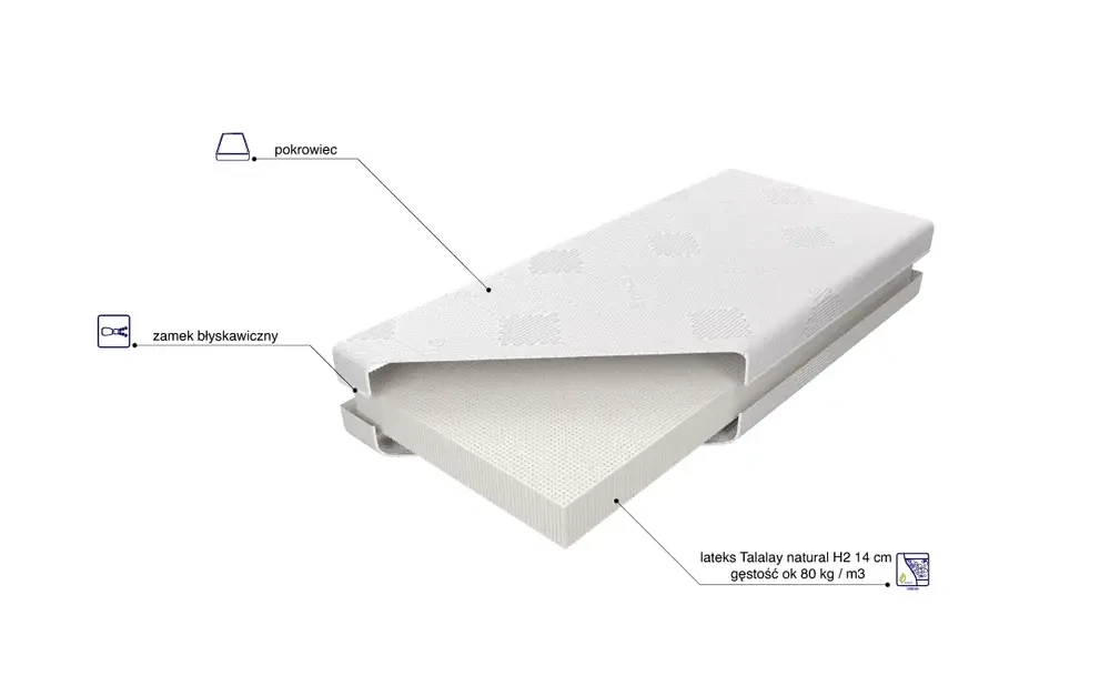 Materac Sueno Talalay Natural H2