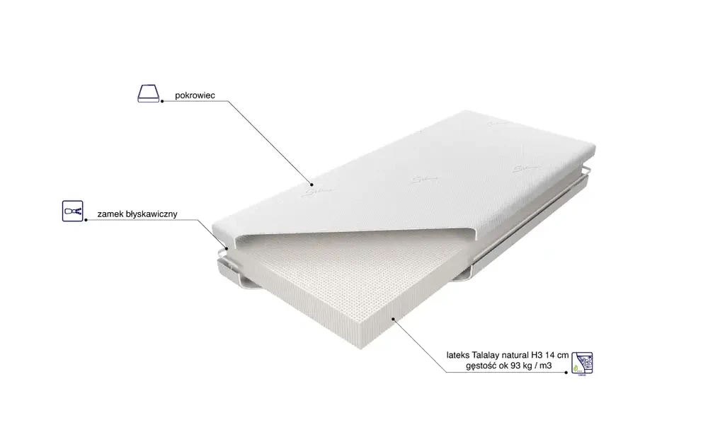 Materac Sueno Talalay Natural H3