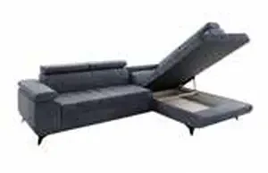 Narożnik z funkcją spania i pojemnikiem Lugano II