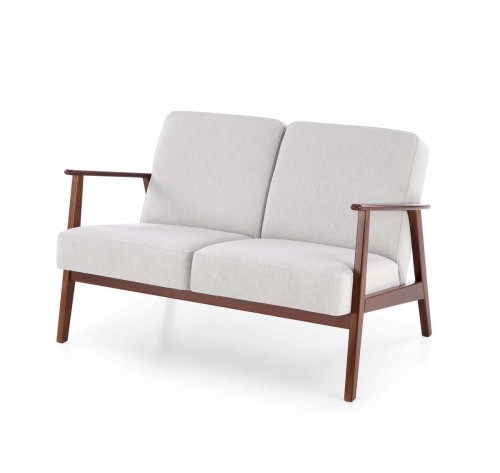 MILANO 2S sofa - jasny popiel tap. Castel 80 (1p=1szt)