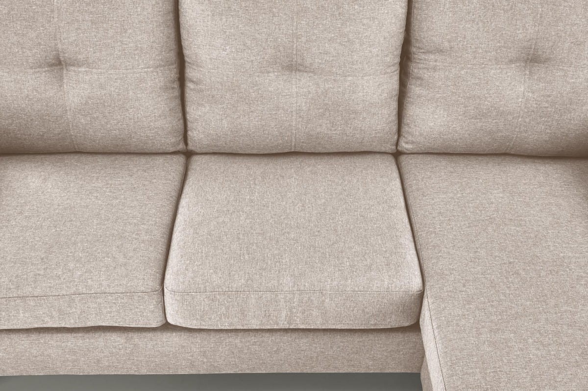GERSON sofa z podnóżkiem beżowy (1p=1szt)