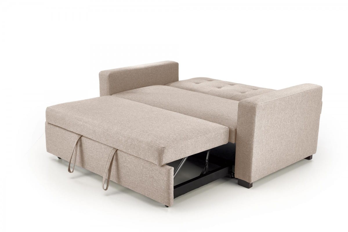 PAULINIO sofa rozkładana, beżowy (2p=1szt)