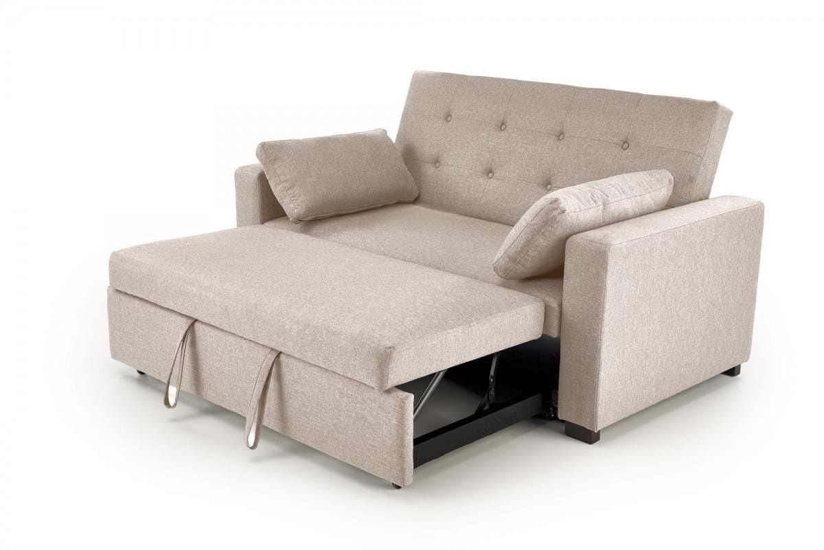 PAULINIO sofa rozkładana, beżowy (2p=1szt)
