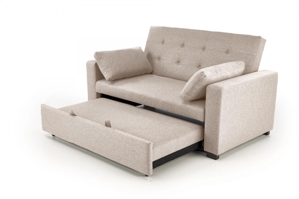 PAULINIO sofa rozkładana, beżowy (2p=1szt)
