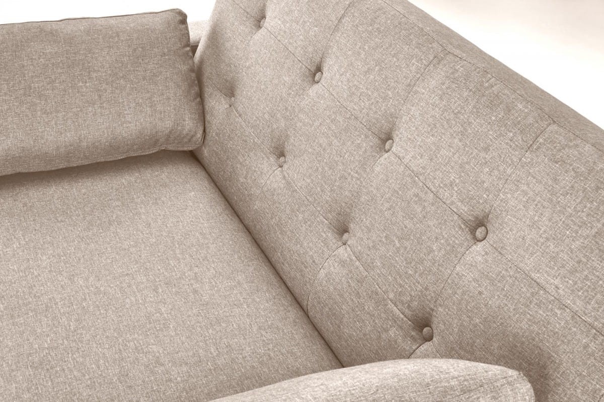 PAULINIO sofa rozkładana, beżowy (2p=1szt)