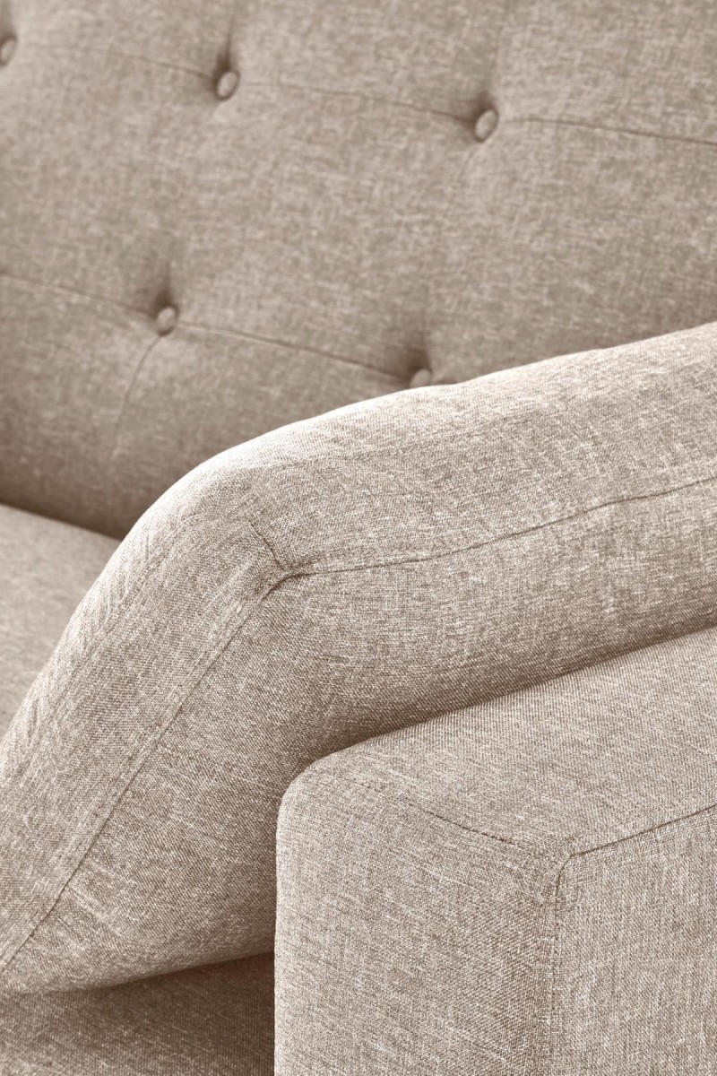 PAULINIO sofa rozkładana, beżowy (2p=1szt)