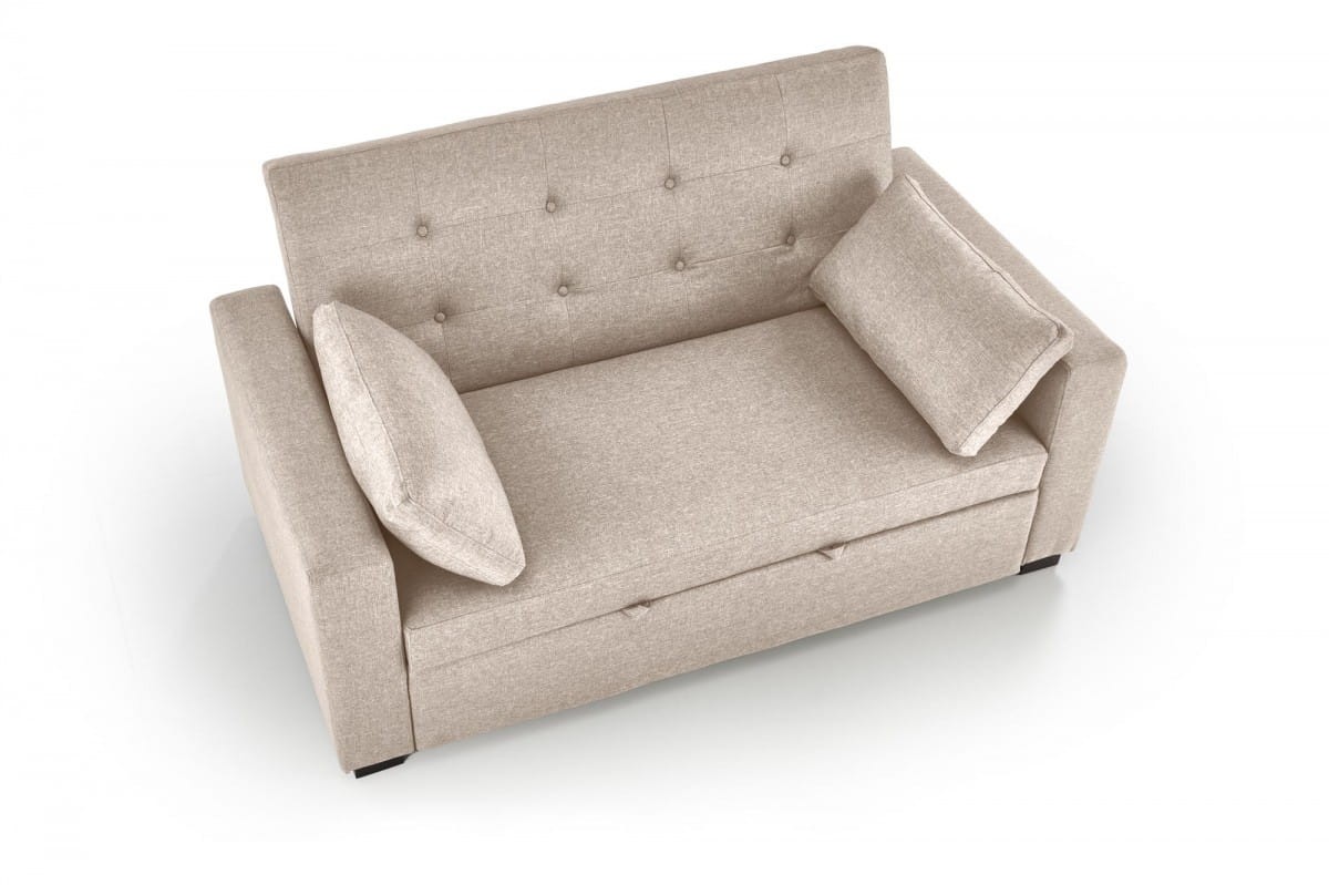 PAULINIO sofa rozkładana, beżowy (2p=1szt)