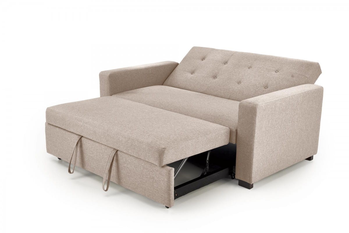 PAULINIO sofa rozkładana, beżowy (2p=1szt)