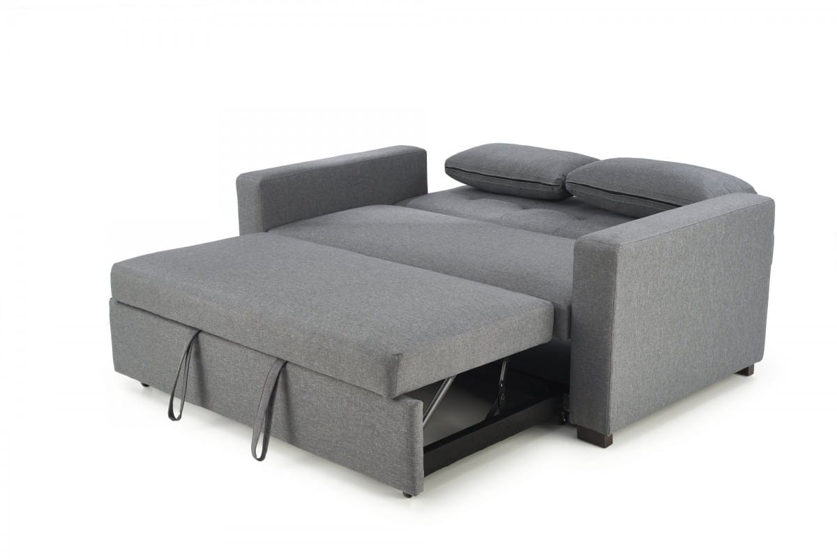 PAULINIO sofa rozkładana, popielaty (2p=1szt)