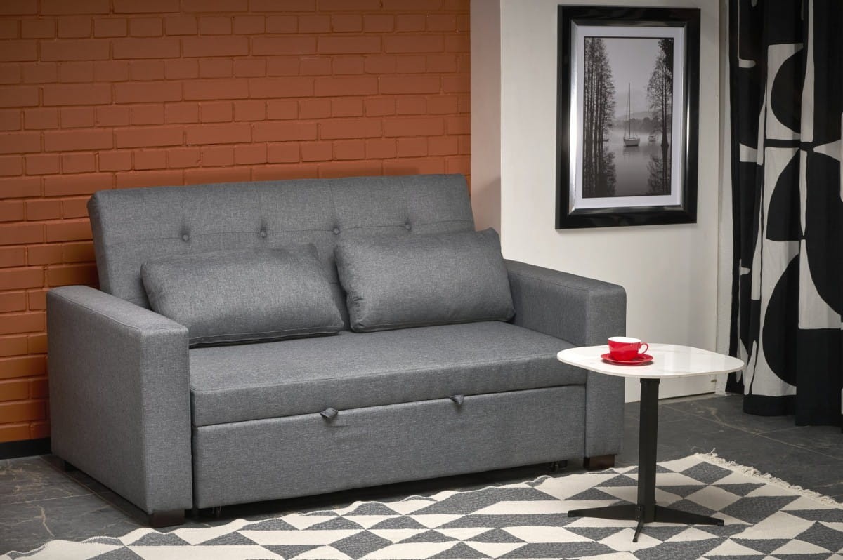 PAULINIO sofa rozkładana, popielaty (2p=1szt)