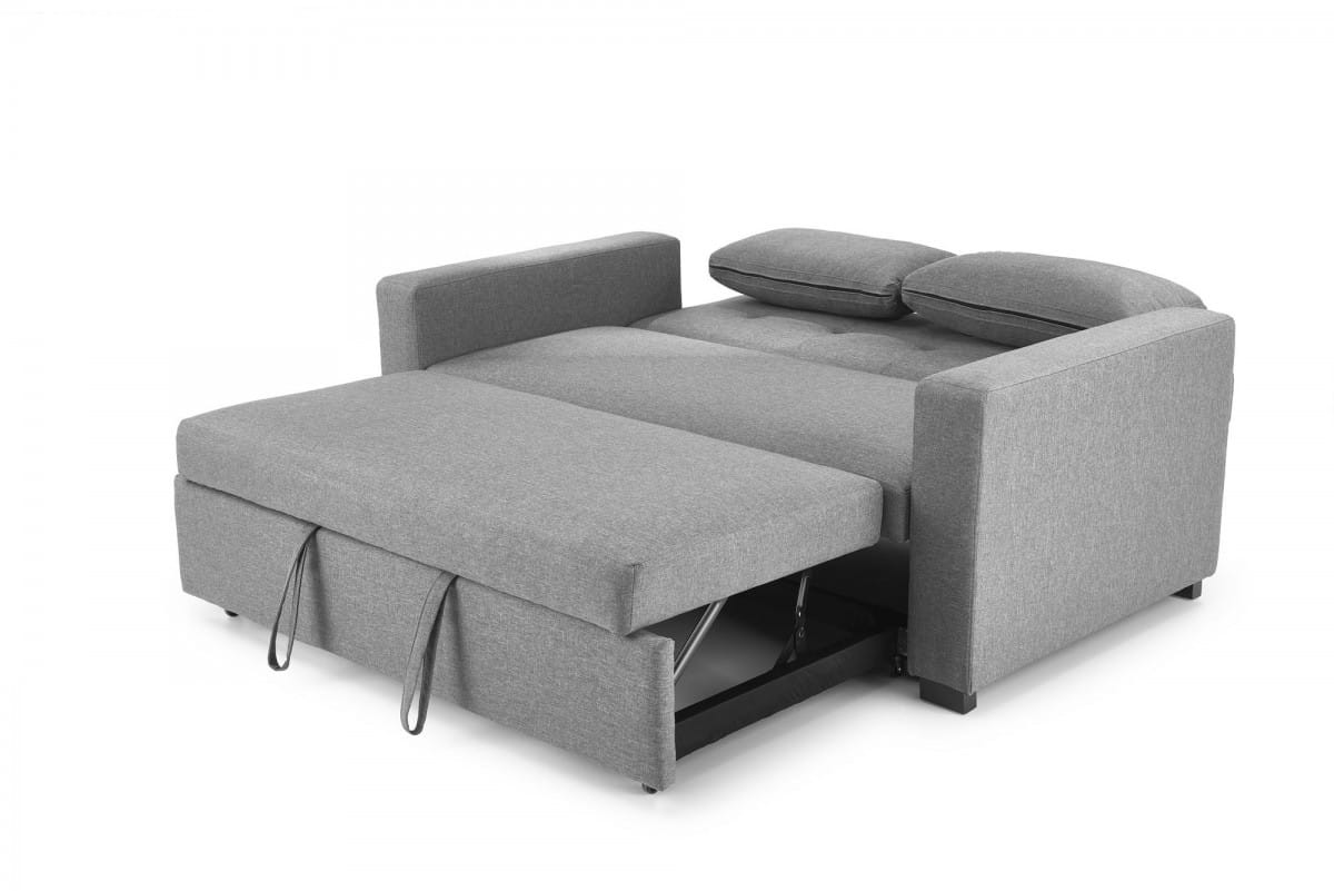PAULINIO sofa rozkładana, popielaty (2p=1szt)
