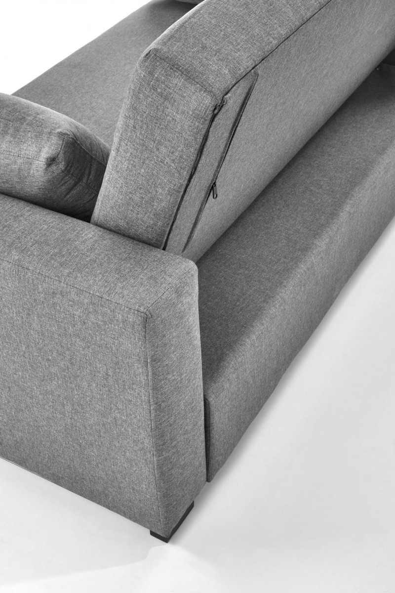 PAULINIO sofa rozkładana, popielaty (2p=1szt)