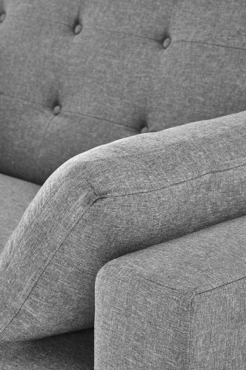PAULINIO sofa rozkładana, popielaty (2p=1szt)