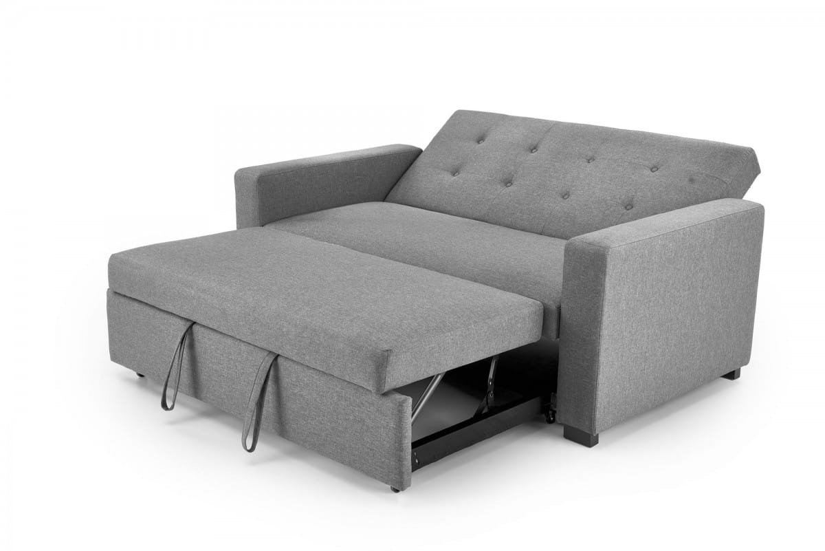 PAULINIO sofa rozkładana, popielaty (2p=1szt)