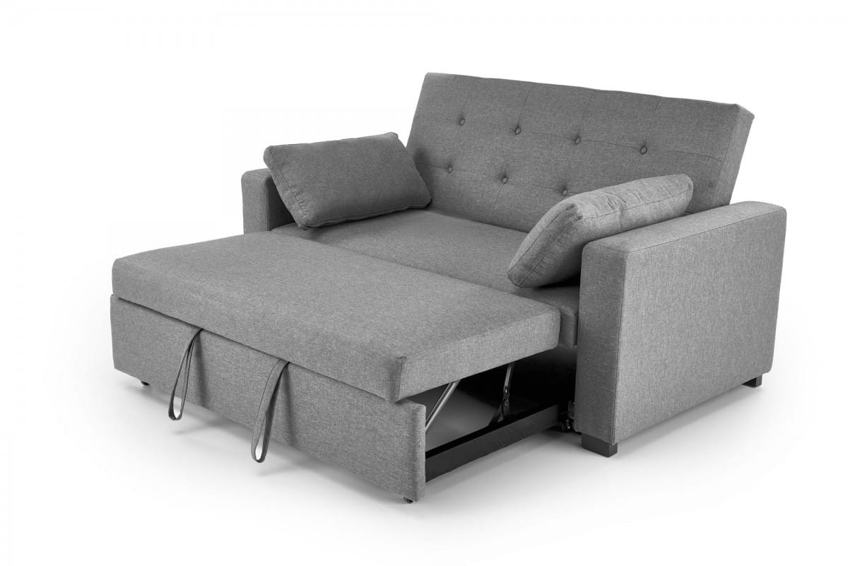 PAULINIO sofa rozkładana, popielaty (2p=1szt)